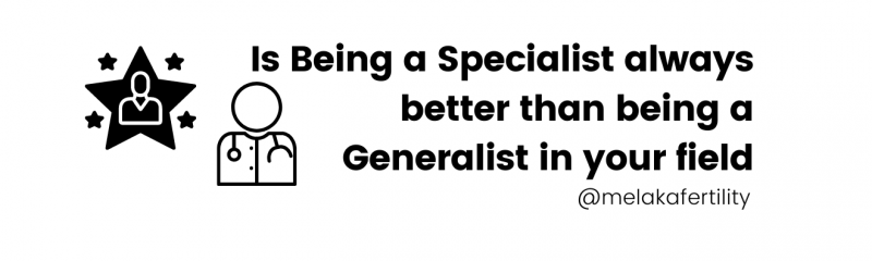 Is being a specialist always better than being a generalist in your field
